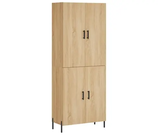 Augstais Skapis, Ozolkoka, 69,5X34X180 Cm, Inženierijas Koks Vidaxl