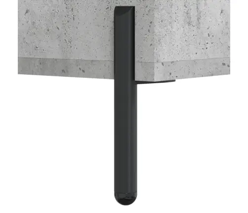 Komoda, Betono Pilkos Spalvos, 69,5X34X180cm Apdirbta Mediena