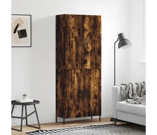 Augstais Skapis, Ozolkoka, 69,5X34X180 Cm, Inženierijas Koks Vidaxl