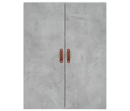 Augstais Skapis, Pelēks, 69,5X34X180 Cm, Inženierijas Koks Vidaxl