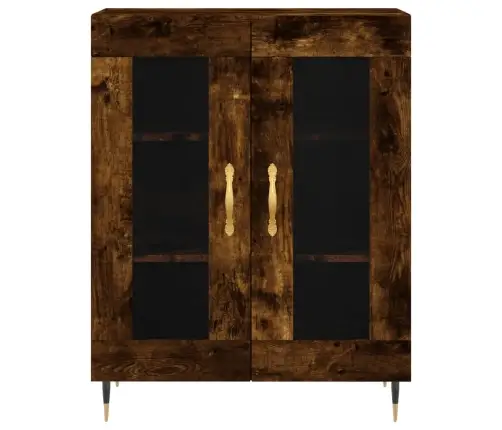 Komoda, Dūminio Ąžuolo Spalvos, 69,5X34X180cm Apdirbta Mediena