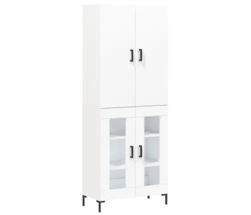 Komoda, Baltos Spalvos, 69,5X34X180cm Apdirbta Mediena Komoda, Baltos Spalvos, 69,5X34X180cm Apdirbta Mediena