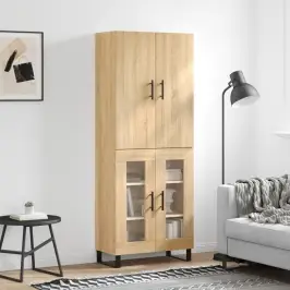 Augstais Skapis, Ozolkoka, 69,5X34X180 Cm, Inženierijas Koks Vidaxl