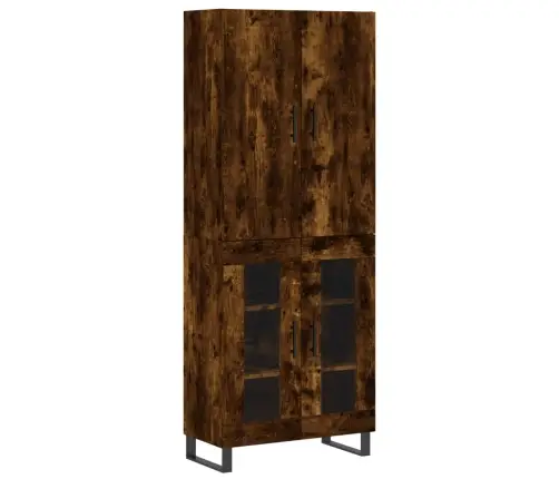 Augstais Skapis, Ozolkoka, 69,5X34X180 Cm, Inženierijas Koks Vidaxl