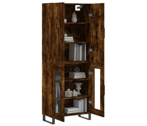 Augstais Skapis, Ozolkoka, 69,5X34X180 Cm, Inženierijas Koks Vidaxl