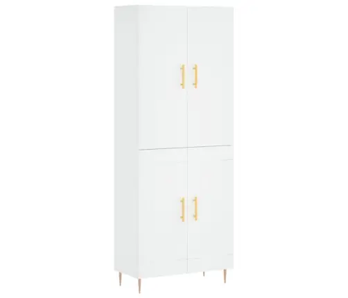 Augstais Skapis, Balts, 69,5X34X180 Cm, Inženierijas Koks Vidaxl