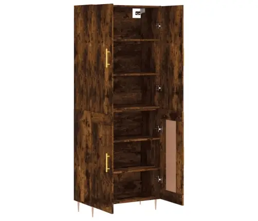 Augstais Skapis, Ozolkoka, 69,5X34X180 Cm, Inženierijas Koks Vidaxl
