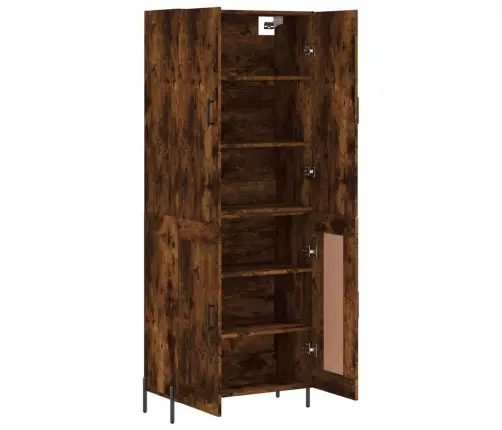Augstais Skapis, Ozolkoka, 69,5X34X180 Cm, Inženierijas Koks Vidaxl