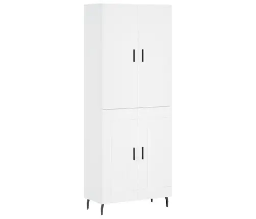 Komoda, Baltos Spalvos, 69,5X34X180cm Apdirbta Mediena