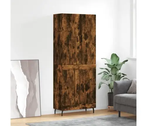 Augstais Skapis, Ozolkoka, 69,5X34X180 Cm, Inženierijas Koks Vidaxl