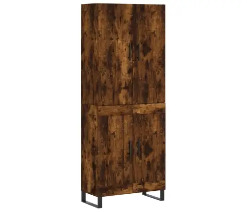Augstais Skapis, Ozolkoka, 69,5X34X180 Cm, Inženierijas Koks Vidaxl