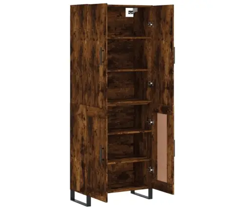 Augstais Skapis, Ozolkoka, 69,5X34X180 Cm, Inženierijas Koks Vidaxl