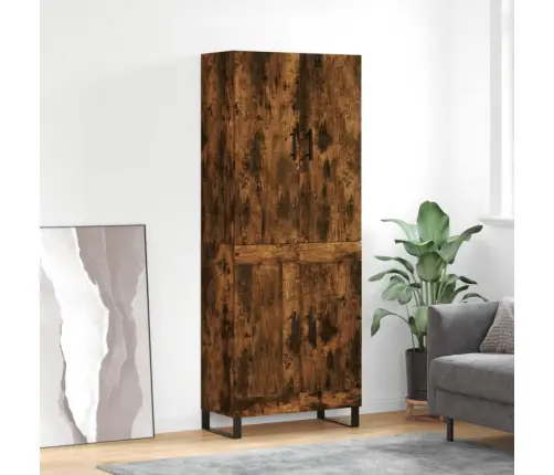 Augstais Skapis, Ozolkoka, 69,5X34X180 Cm, Inženierijas Koks Vidaxl