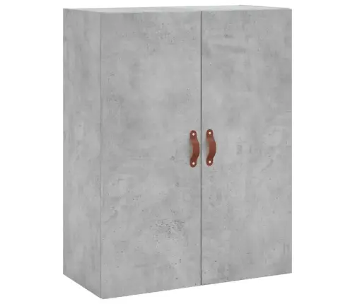 Augstais Skapis, Pelēks, 69,5X34X180 Cm, Inženierijas Koks Vidaxl