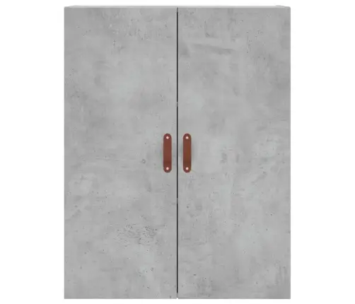 Augstais Skapis, Pelēks, 69,5X34X180 Cm, Inženierijas Koks Vidaxl