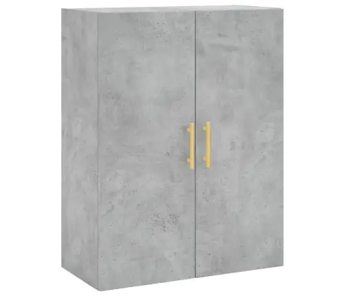 Augstais Skapis, Pelēks, 69,5X34X180 Cm, Inženierijas Koks Vidaxl