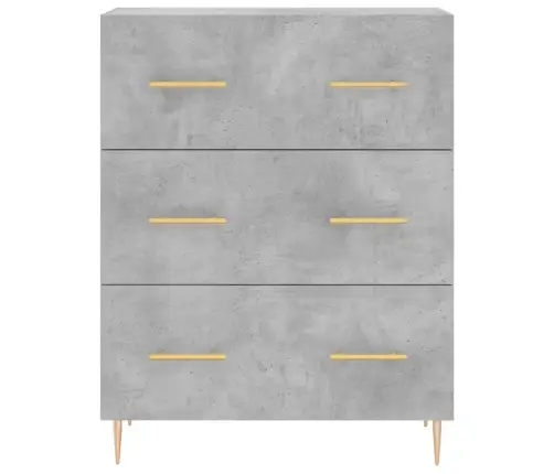 Augstais Skapis, Pelēks, 69,5X34X180 Cm, Inženierijas Koks Vidaxl