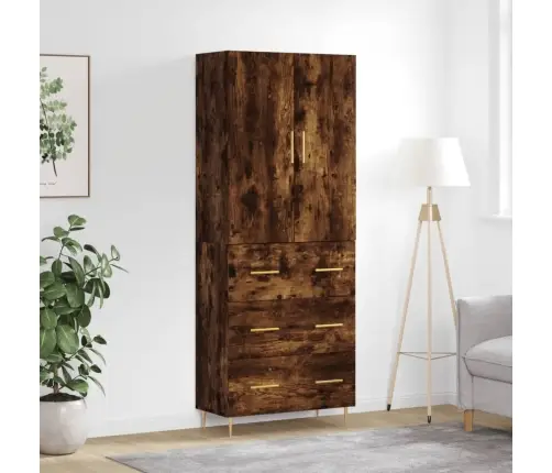 Augstais Skapis, Ozolkoka, 69,5X34X180 Cm, Inženierijas Koks Vidaxl