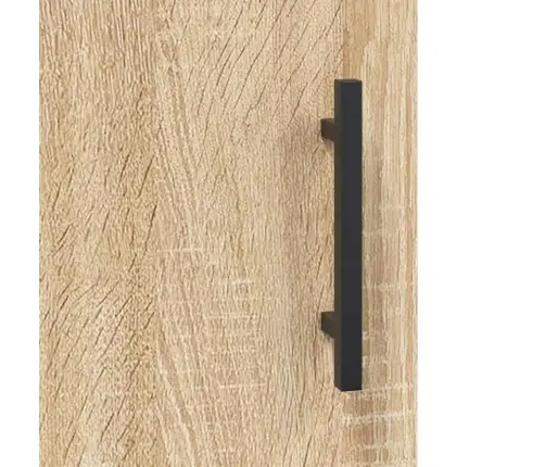 Augstais Skapis, Ozolkoka, 69,5X34X180 Cm, Inženierijas Koks Vidaxl