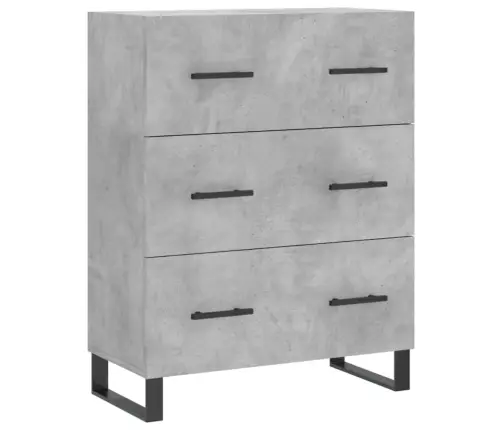 Augstais Skapis, Pelēks, 69,5X34X180 Cm, Inženierijas Koks Vidaxl