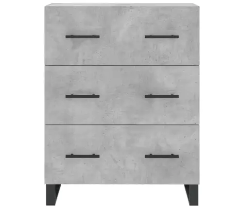 Augstais Skapis, Pelēks, 69,5X34X180 Cm, Inženierijas Koks Vidaxl