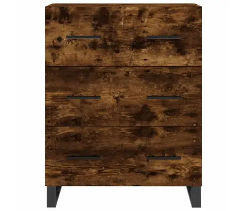 Kõrge Kapp, Suitsutatud Tamm, 69,5 X 34 X 180 cm Tehispuit