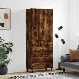 Augstais Skapis, Ozolkoka, 69,5X34X180 Cm, Inženierijas Koks Vidaxl