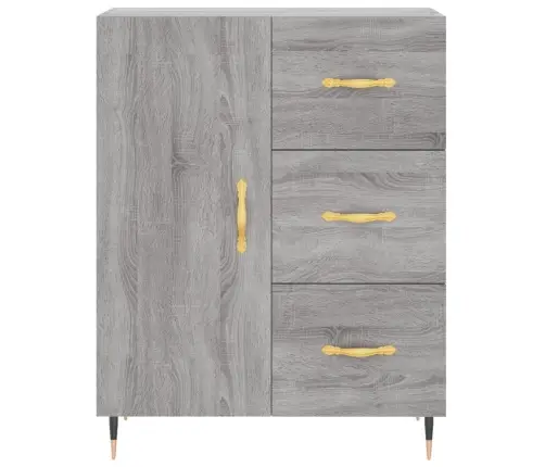 Augstais Skapis, Pelēks, 69,5X34X180 Cm, Inženierijas Koks Vidaxl