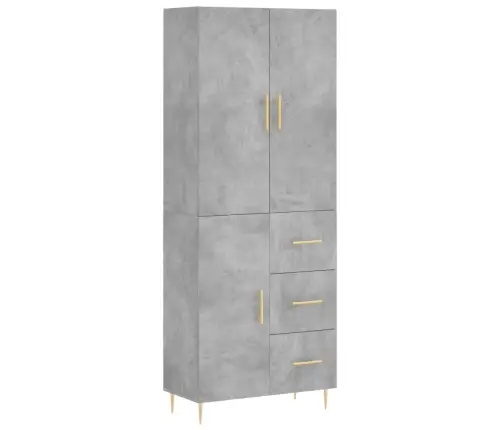 Kõrge Kapp, Betoonhall, 69,5 X 34 X 180 cmTehispuit