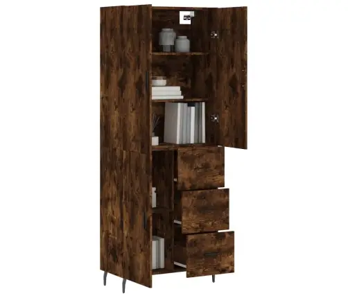 Augstais Skapis, Ozolkoka, 69,5X34X180 Cm, Inženierijas Koks Vidaxl Augstais Skapis, Ozolkoka, 69,5X34X180 Cm, Inženierijas Koks Vidaxl