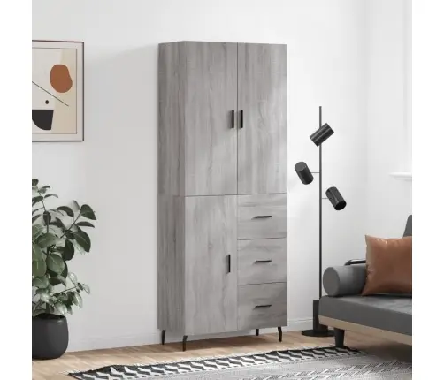 Kõrge Kapp, Hall Sonoma Tamm, 69,5 X 34 X 180 cm Tehispuit Kõrge Kapp, Hall Sonoma Tamm, 69,5 X 34 X 180 cm Tehispuit