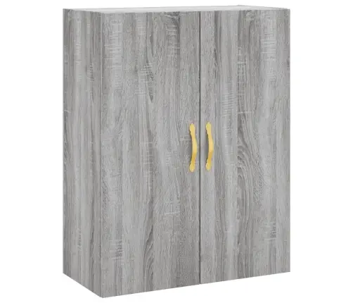 Kõrge Kapp, Hall Sonoma Tamm, 69,5 X 34 X 180 cm Tehispuit