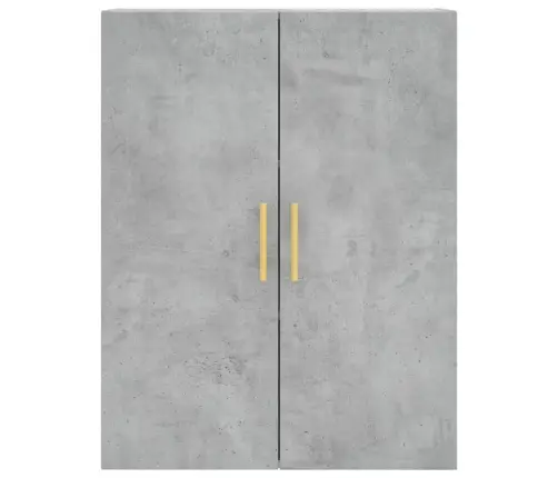 Augstais Skapis, Pelēks, 69,5X34X180 Cm, Inženierijas Koks Vidaxl