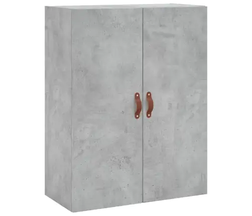 Augstais Skapis, Pelēks, 69,5X34X180 Cm, Inženierijas Koks Vidaxl