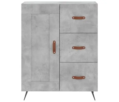 Augstais Skapis, Pelēks, 69,5X34X180 Cm, Inženierijas Koks Vidaxl