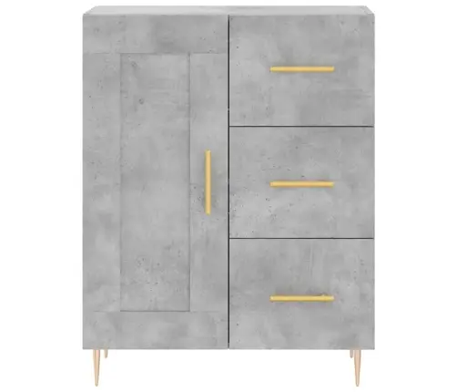Augstais Skapis, Pelēks, 69,5X34X180 Cm, Inženierijas Koks Vidaxl