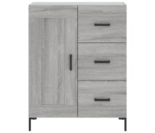 Augstais Skapis, Pelēks, 69,5X34X180 Cm, Inženierijas Koks Vidaxl