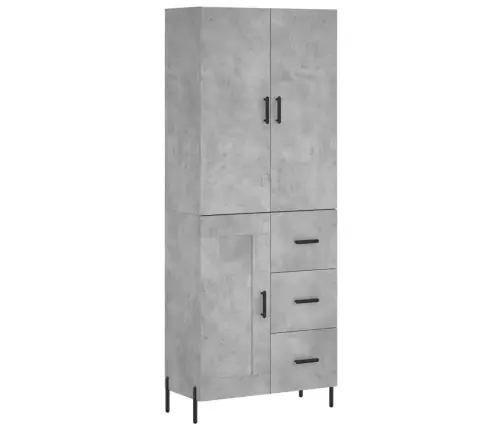 Augstais Skapis, Pelēks, 69,5X34X180 Cm, Inženierijas Koks Vidaxl Augstais Skapis, Pelēks, 69,5X34X180 Cm, Inženierijas Koks Vidaxl