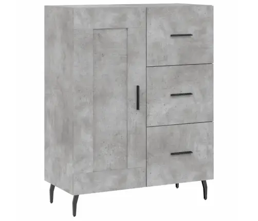 Augstais Skapis, Pelēks, 69,5X34X180 Cm, Inženierijas Koks Vidaxl