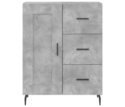 Augstais Skapis, Pelēks, 69,5X34X180 Cm, Inženierijas Koks Vidaxl