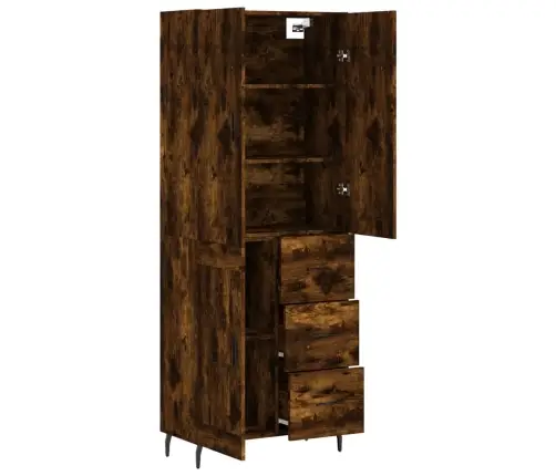 Augstais Skapis, Ozolkoka, 69,5X34X180 Cm, Inženierijas Koks Vidaxl