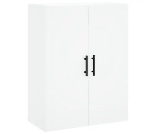 Kõrge Kapp, Valge, 69,5 X 34 X 180 cm Tehispuit