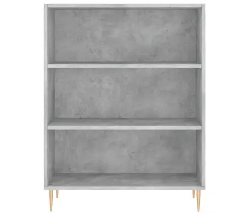 Augstais Skapis, Pelēks, 69,5X34X180 Cm, Inženierijas Koks Vidaxl