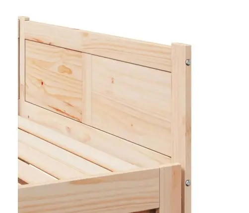 Izvelkamā Dienas Gulta 90X200 Cm Masīvkoks Priede Vidaxl