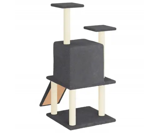 Draskyklė Katėms Su Stovais Iš Sizalio, Tamsiai Pilka, 110Cm