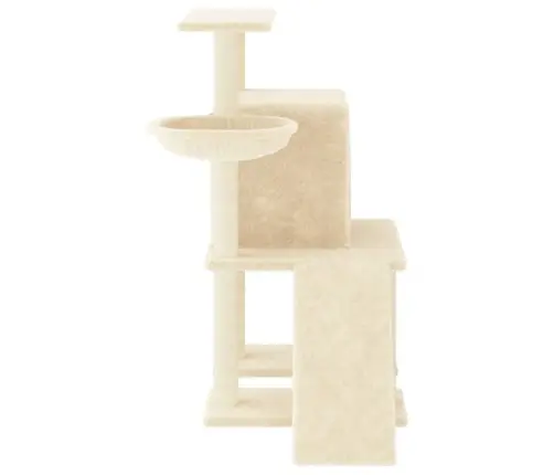 Draskyklė Katėms Su Stovais Iš Sizalio, Kreminė, 96,5Cm