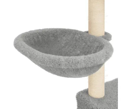 Kassimaja Sisalköitega Kraapimispuudega, Helehall, 83 Cm