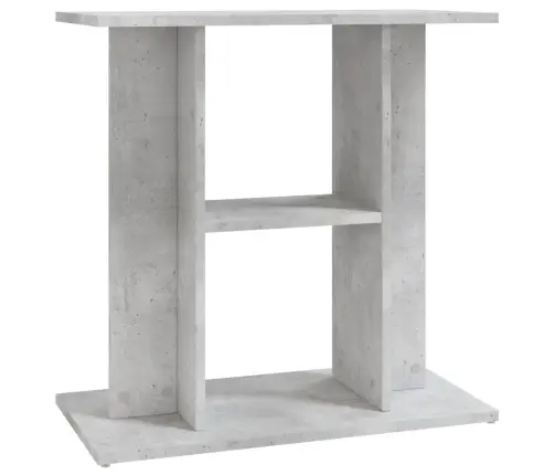 Akvariumo Stovas, Betono Pilkas, 60X30X60cm Inžinerinė Mediena