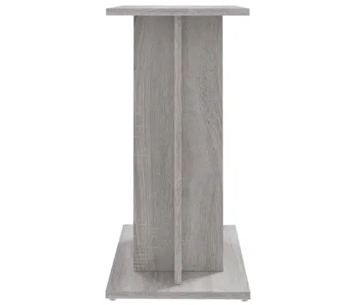 Akvārija Statīvs, Pelēka Ozola, 60X30X60 Cm, Inženierijas Koks Vidaxl