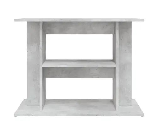 Akvariumo Stovas, Betono Pilkas, 80X35X60cm Inžinerinė Mediena